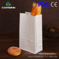 Eco-friendly Disposable CUSTOM LOGO PAPER BAGS with logo for fast food salad chicken snacks